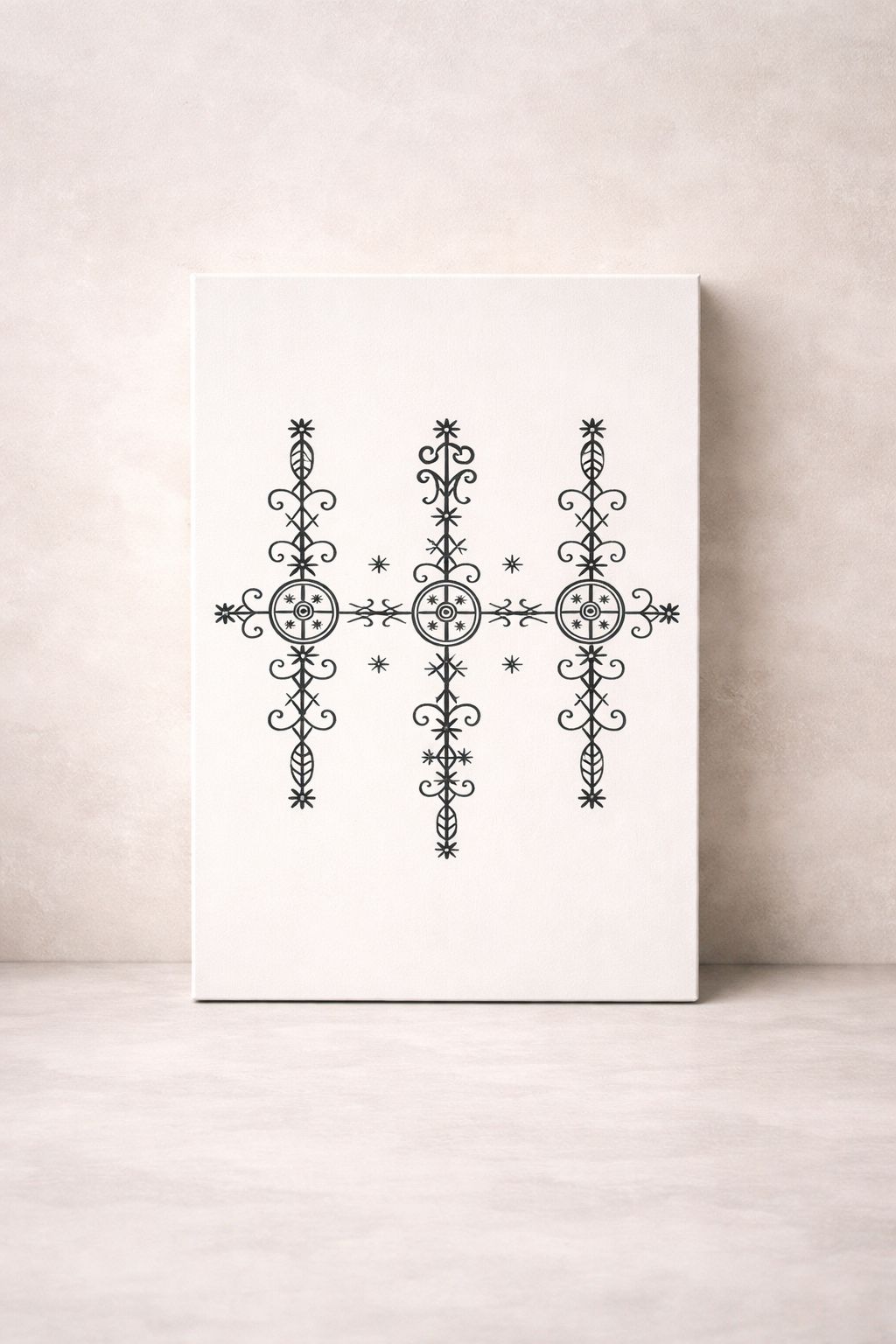 Tableau vèvè marassa