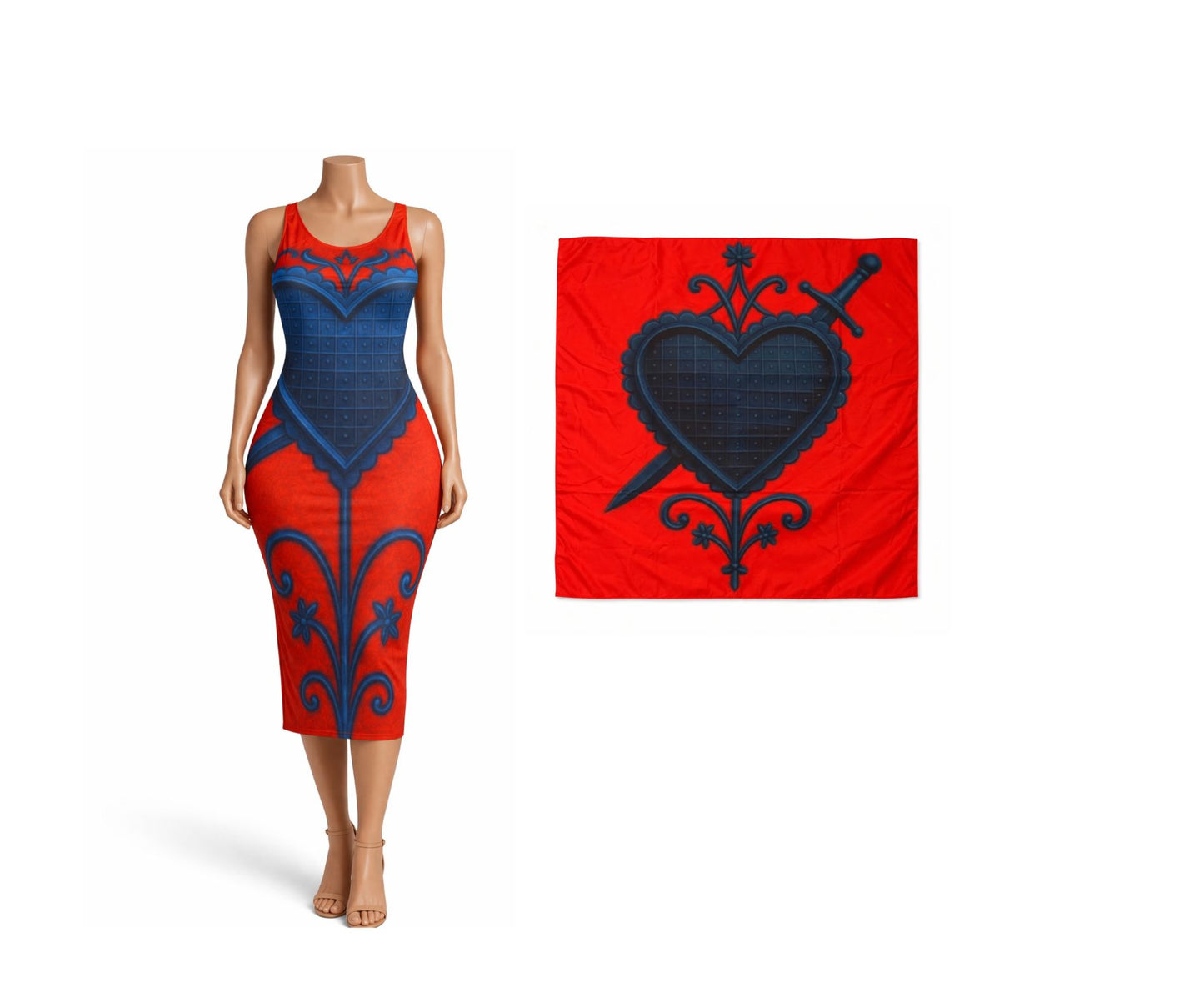 Robe veve Dantò avek mouchwa