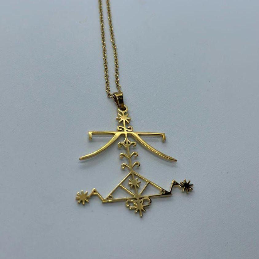 Ogou Feray Vèvè Necklace