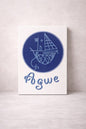 Tableau vèvè met Agwe